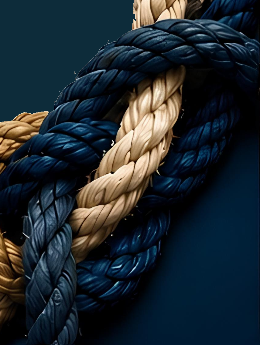 Cordas entrelaçadas